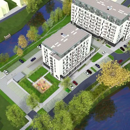 Apartament W Centrum Kolobrzegu Z Widokiem Na Rzeke Wyspa Solna Apartment Kolobrzeg